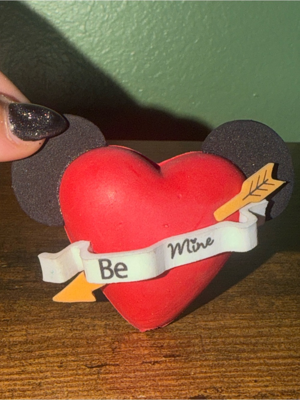 Disney Be Mine Heart Mickey Antenna Topper